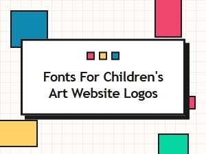 Joyful Fonts for Your Kids' Art Logo